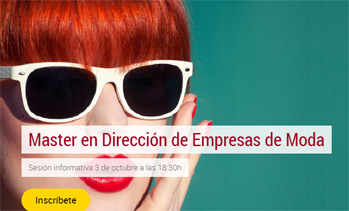 Aprende a dirigir una empresa del sector de la moda con el Máster de Cámara de Madrid Aprende a dirigir una empresa del sector de la moda con el Máster de Cámara de Madrid