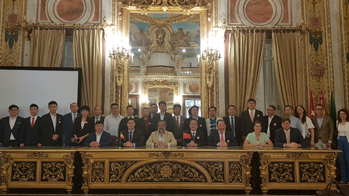 Una delegación china de Zhejiang visita la Cámara de Madrid Una delegación china de Zhejiang visita la Cámara de Madrid